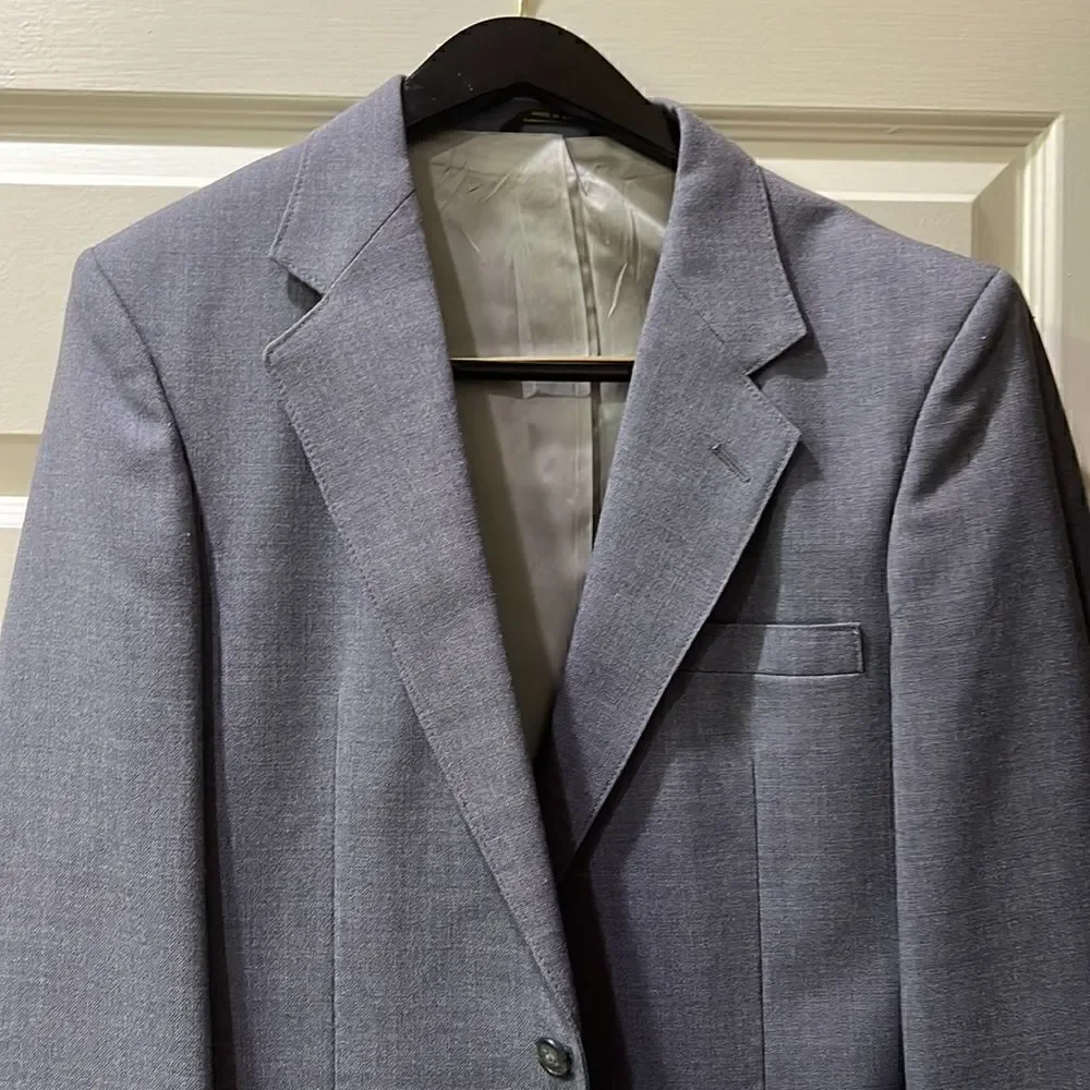 Giuseppe Rosato Italian Classic 80’s Retro Throwback Grey Sports coat Blazer